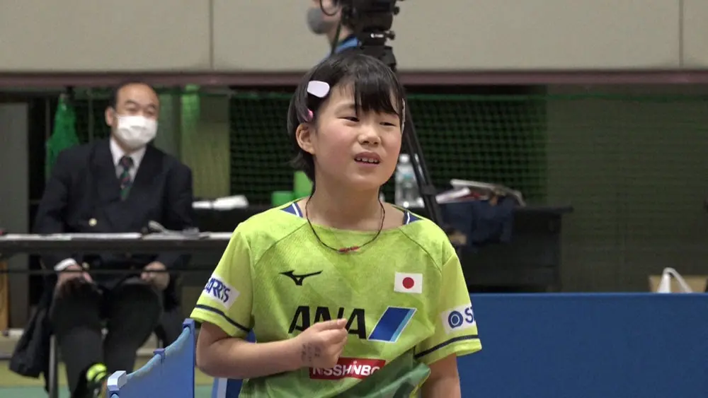 【画像・写真】天才卓球少女・松島美空　夢の五輪金メダルへ第一歩　日本代表デビュー戦に密着