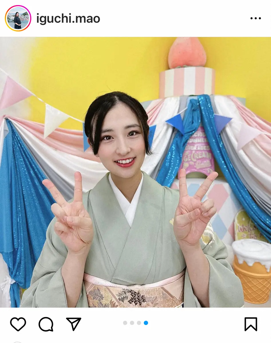 【画像・写真】元日向坂・井口眞緒　産後1カ月長女のお宮参り報告「出産後から今日までバタバタだったけど…」