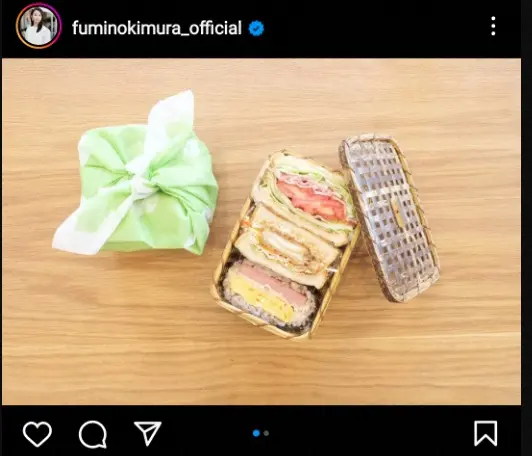 【画像・写真】木村文乃　3種類の手作りサンド弁当披露に「お店レベルやん」「めちゃくちゃ美味しそう」