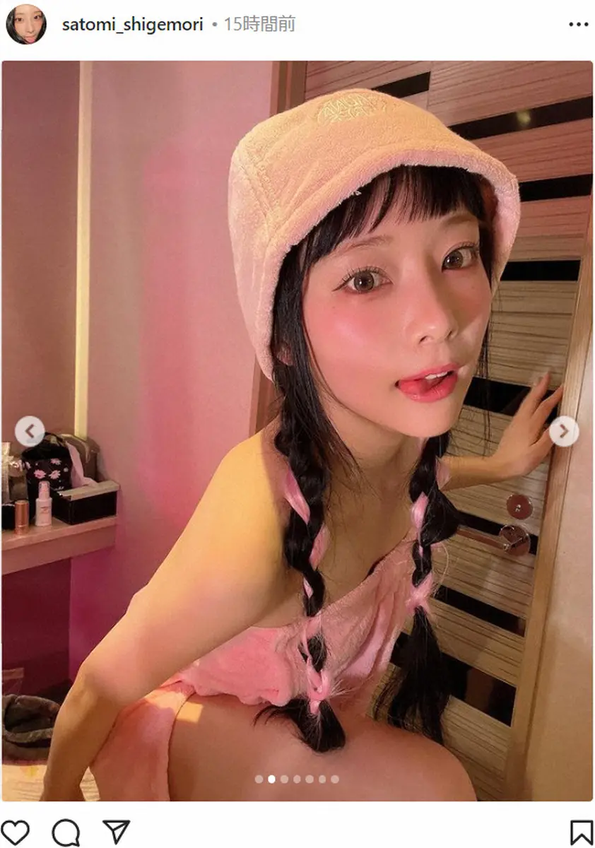 【画像・写真】重盛さと美「人生はじめてのオン眉」披露　ウィッグ姿に「女神かよ」「ヤバい！美しすぎる」と絶賛の声