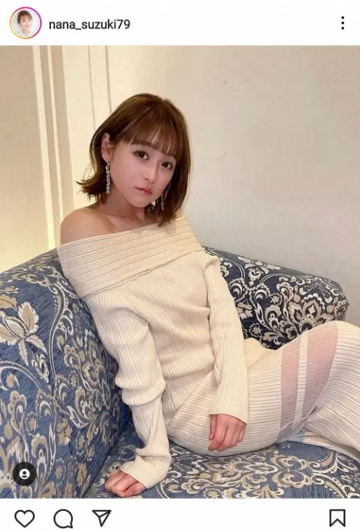 【画像・写真】鈴木奈々　ナイトブラの撮影オフショット公開に「全く違う人みたい」「思ったよりも…」「大人女子」