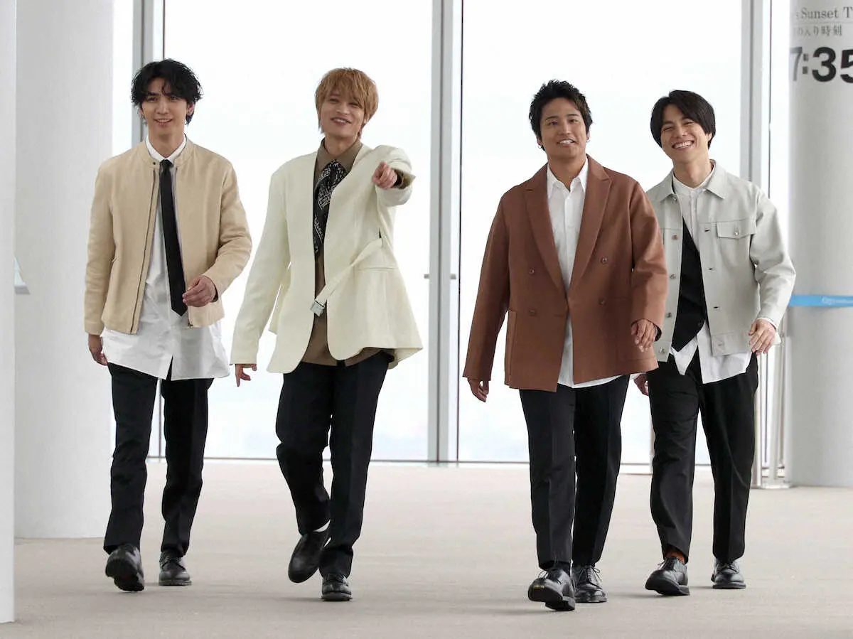 【画像・写真】ジャニーズWEST　“同期”のあべのハルカス新CMに出演　重岡「“ただいま～”って感じる場所」