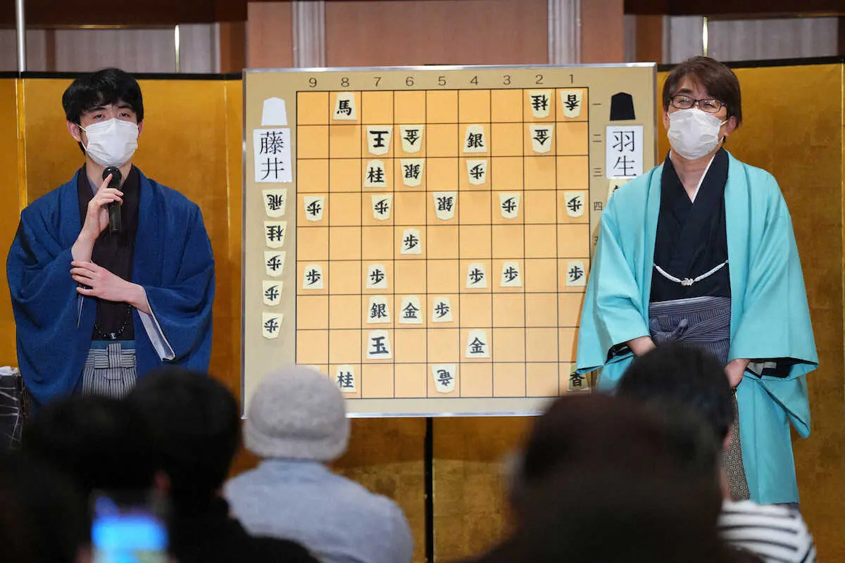 【画像・写真】藤井王将を止めた羽生九段の桂取り　反攻探る△8六歩に応戦した▲6五歩が決め手に
