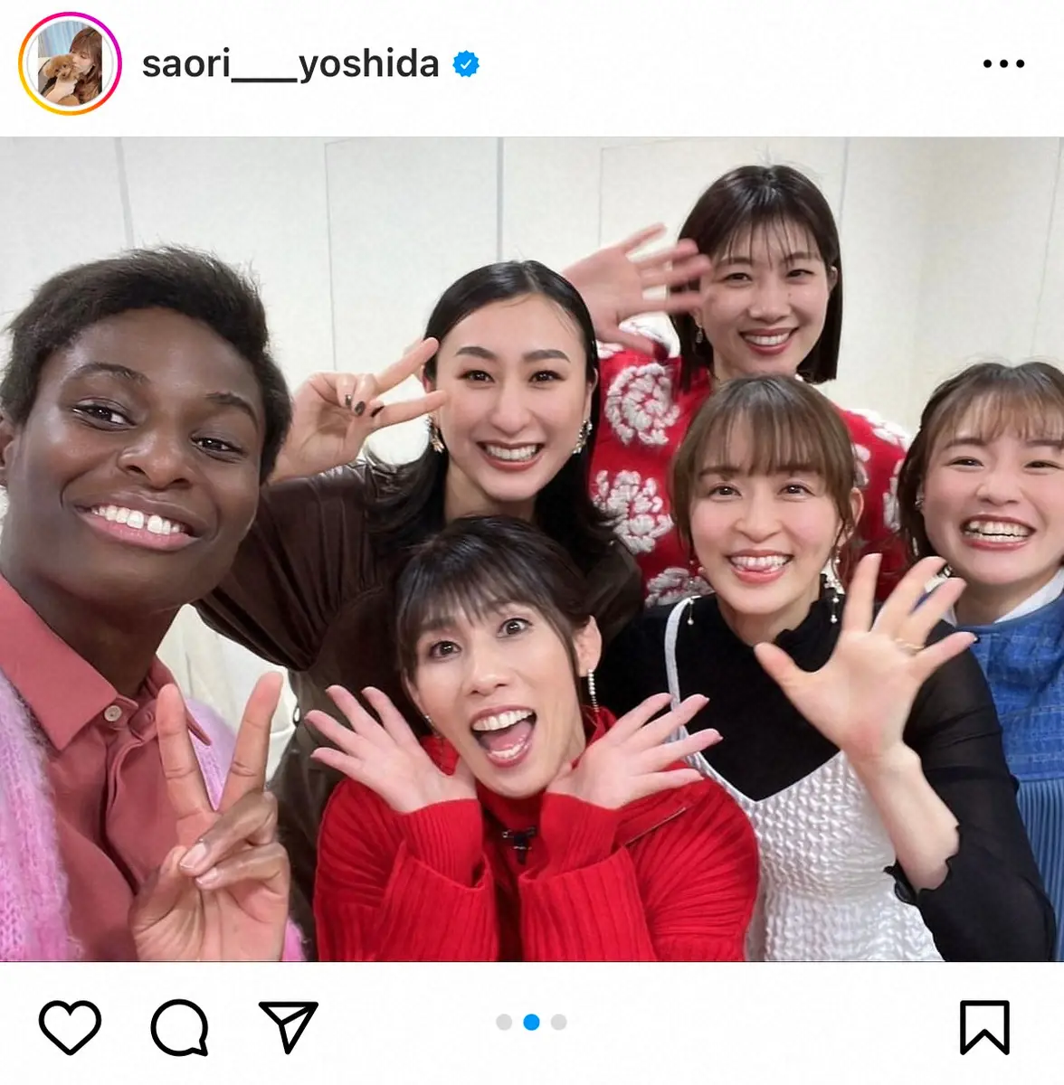 【画像・写真】吉田沙保里　超豪華“女子日本代表ショット”公開「みなさんかっこいいしかわいいです」の声