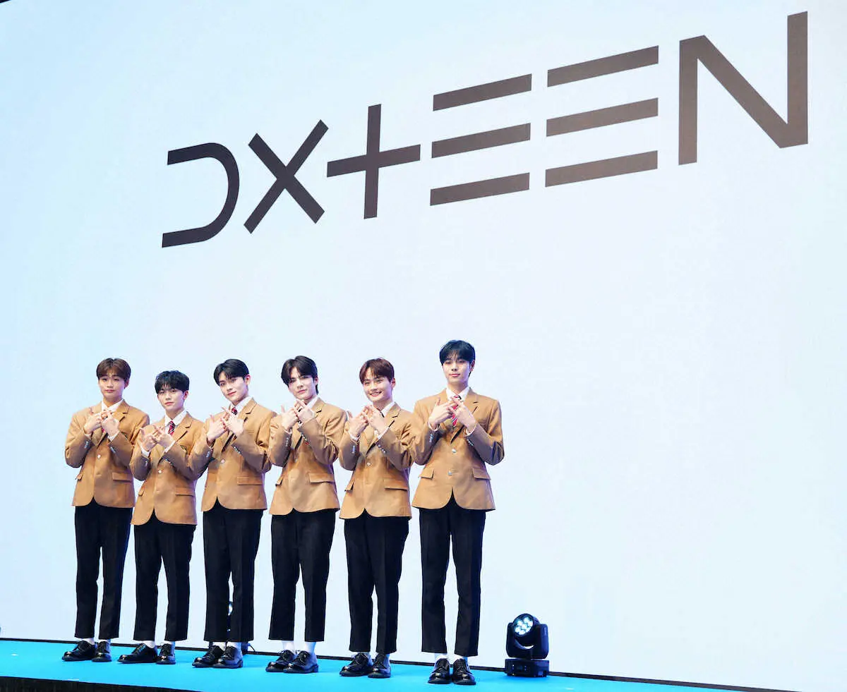 【画像・写真】6人組「DXTEEN」5・10デビュー「笑顔届ける」　JO1、INIの弟分　平均年齢18・5歳　