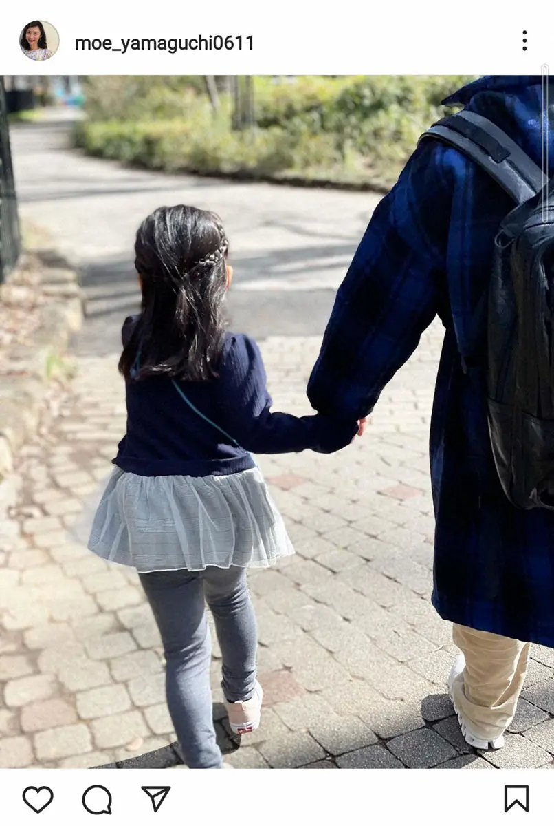 【画像・写真】山口もえ　夫の爆問・田中とバレンタインデート計画もまさかの…5歳娘が「私よりオシャレして」