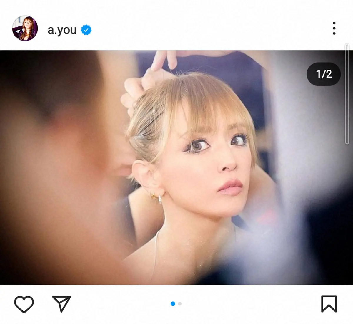 【画像・写真】浜崎あゆみ「黒いハネラインもアイシャドウも下ラインも無し」の“エモい”メーク披露