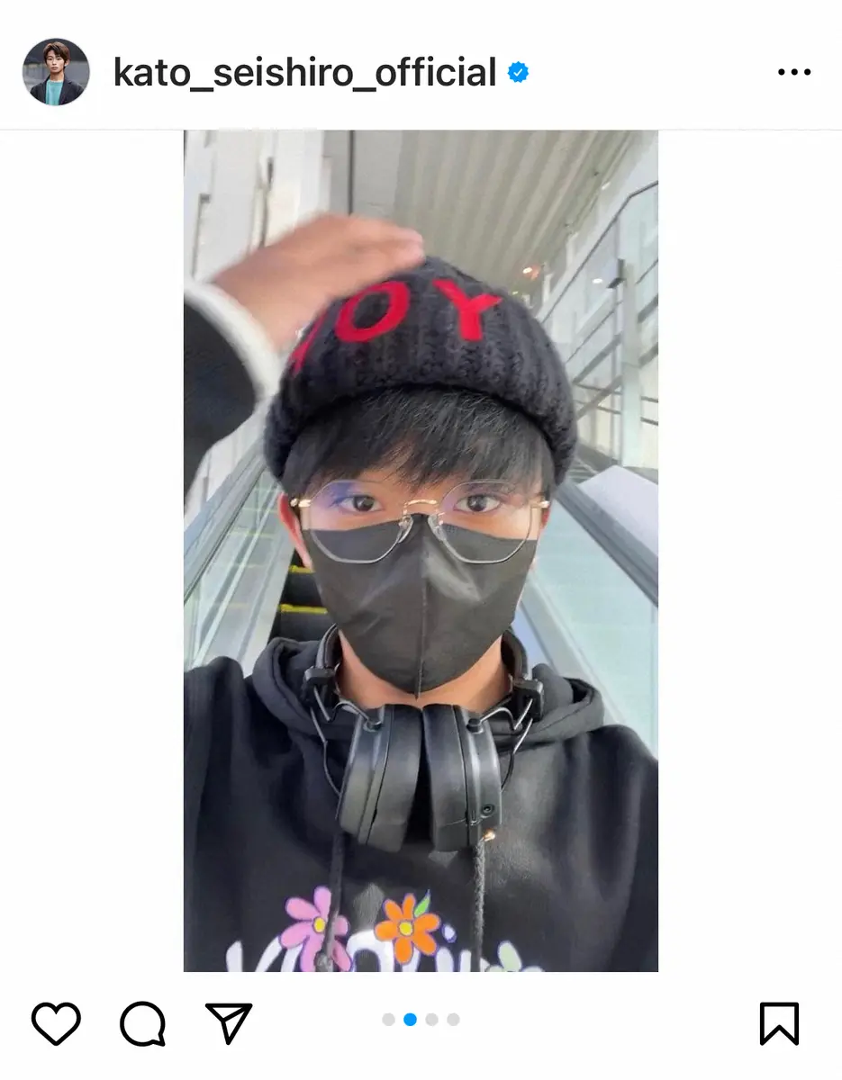 【画像・写真】元「子ども店長」加藤清史郎　「戻ってきた黒髪」最新ショットに反響「かっこいい」「需要ありまくり」