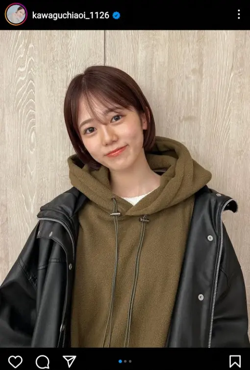 【画像・写真】川口葵　“ばっさり”ボブヘアに変身に「やべぇ可愛い」「似合ってます！！」「大人な女性」