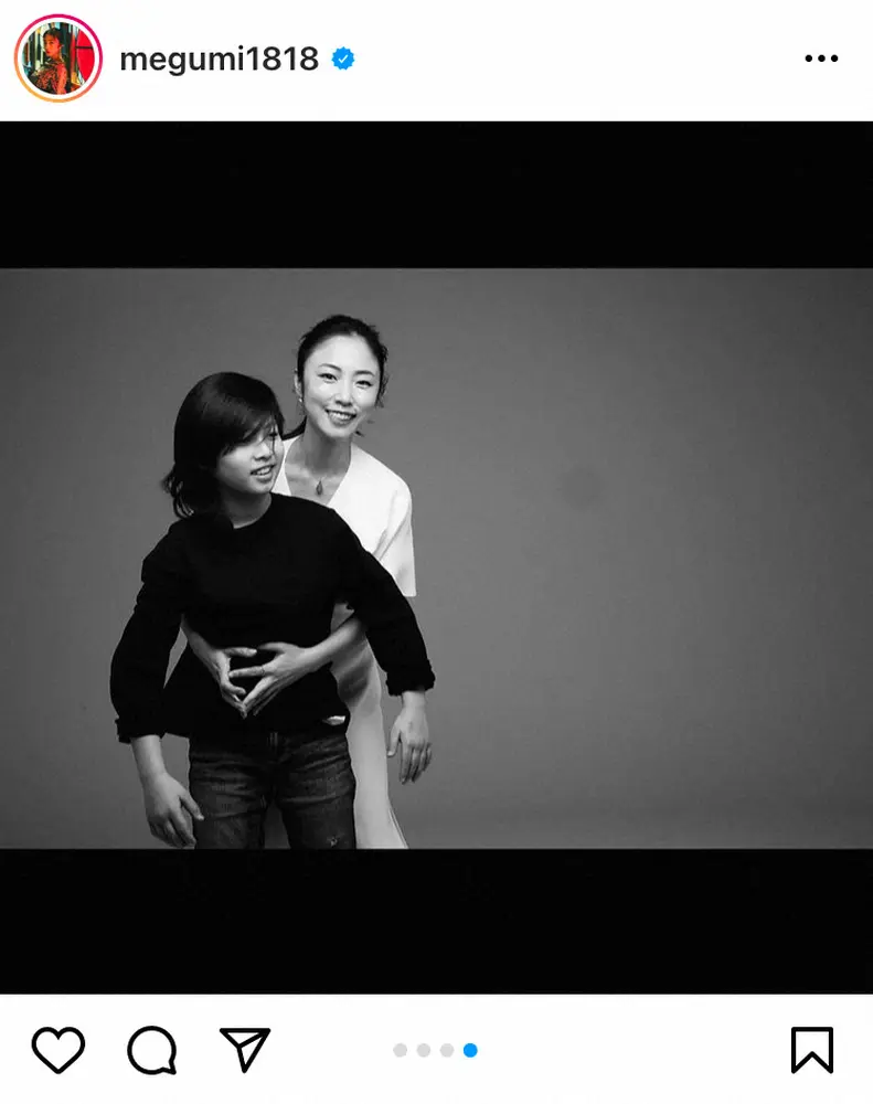【画像・写真】MEGUMI　中学生の一人息子は20年に映画デビューも現在は「恥ずかしいのが勝ってるみたい」　