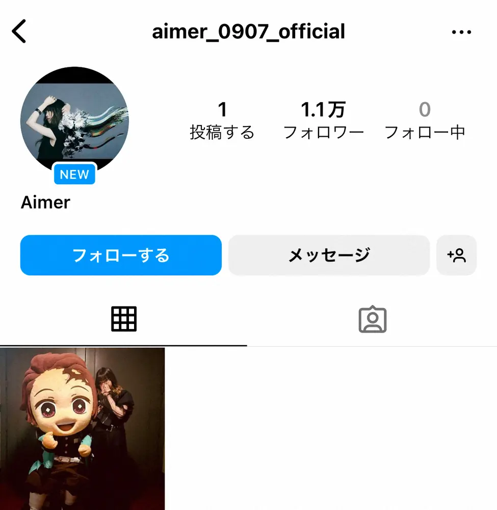 【画像・写真】アーティストAimerがインスタ開設「思いつきで…」フォロワー早くも1万人超え、世界中から喜びの声