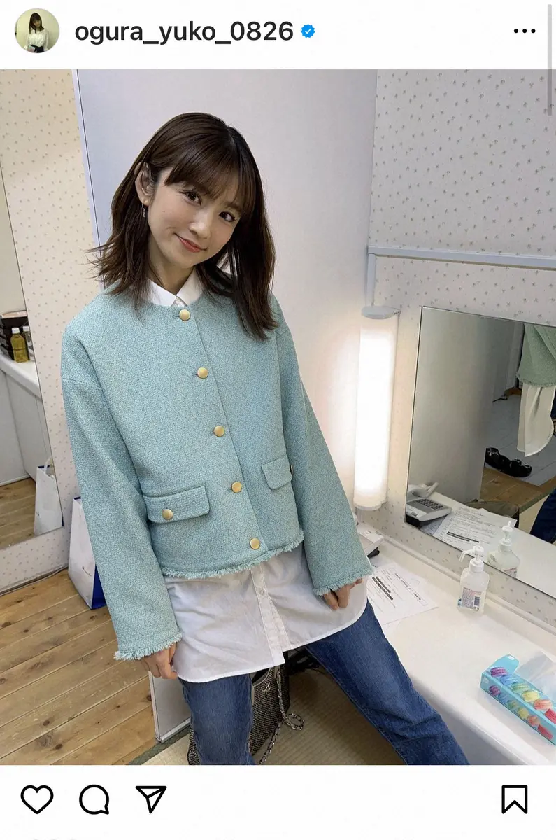 【画像・写真】小倉優子　25日ぶり投稿で最新ショットの“再開”報告「今日からまた更新していきます」　受験無事終了か