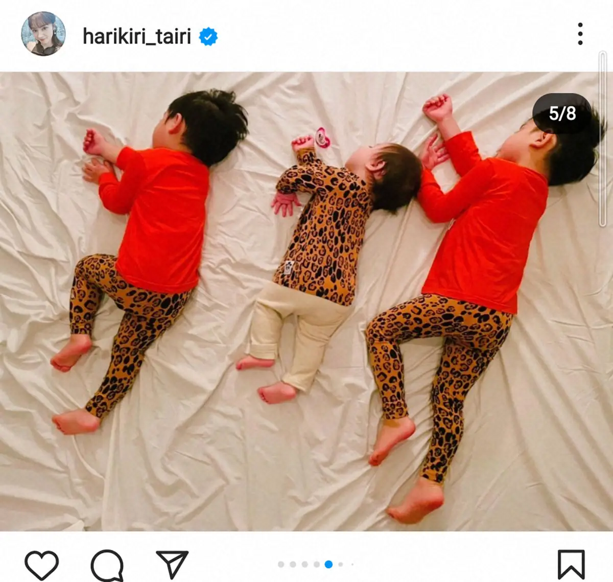 【画像・写真】平愛梨　子供2人が感染性胃腸炎で発熱＆おう吐　まさかの“回復薬”に「不思議なカオス達」