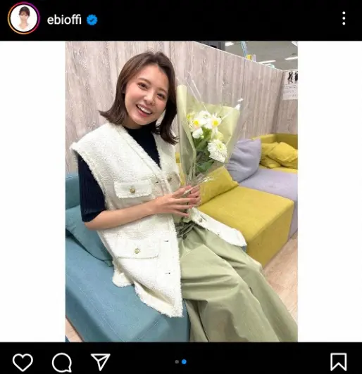 【画像・写真】フジ海老原優香アナ　誕生日の宮澤智アナとの2ショット披露に「2人ともかわいい～」「素敵なお二人」