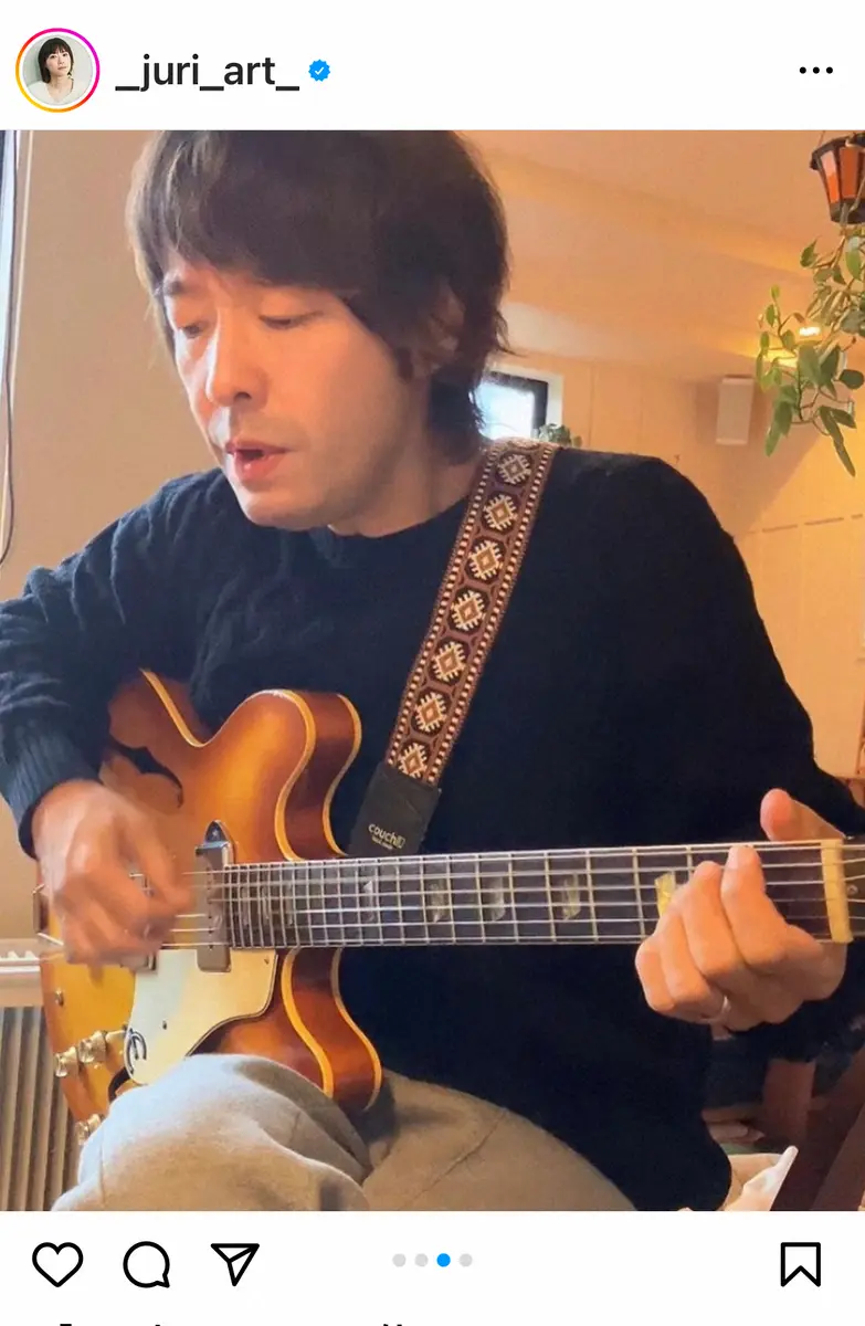 【画像・写真】上野樹里　「練習モード」な夫・トライセラ和田唱の姿公開にファン「贅沢な時間」「素敵なご夫婦」