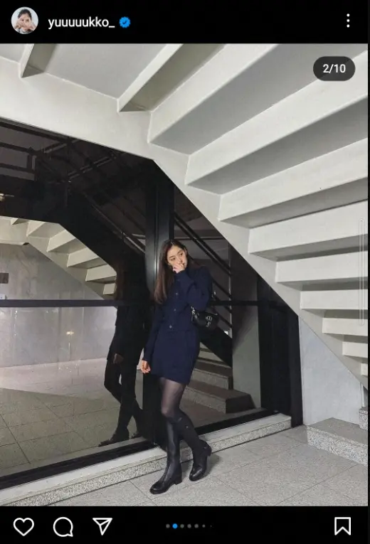 【画像・写真】新木優子　私服のミニスカセットアップ姿披露に「脚長いし完璧です」「美しいです！」「カッコいい」