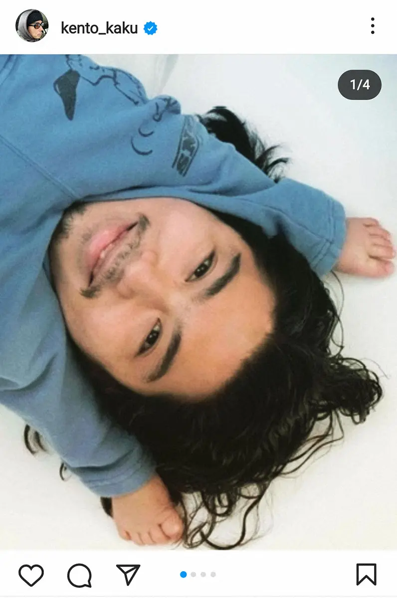 【画像・写真】賀来賢人　子供たちとのじゃれ合いショット　ファンほっこり「素敵なパパ」“トリックアート風”に驚きも