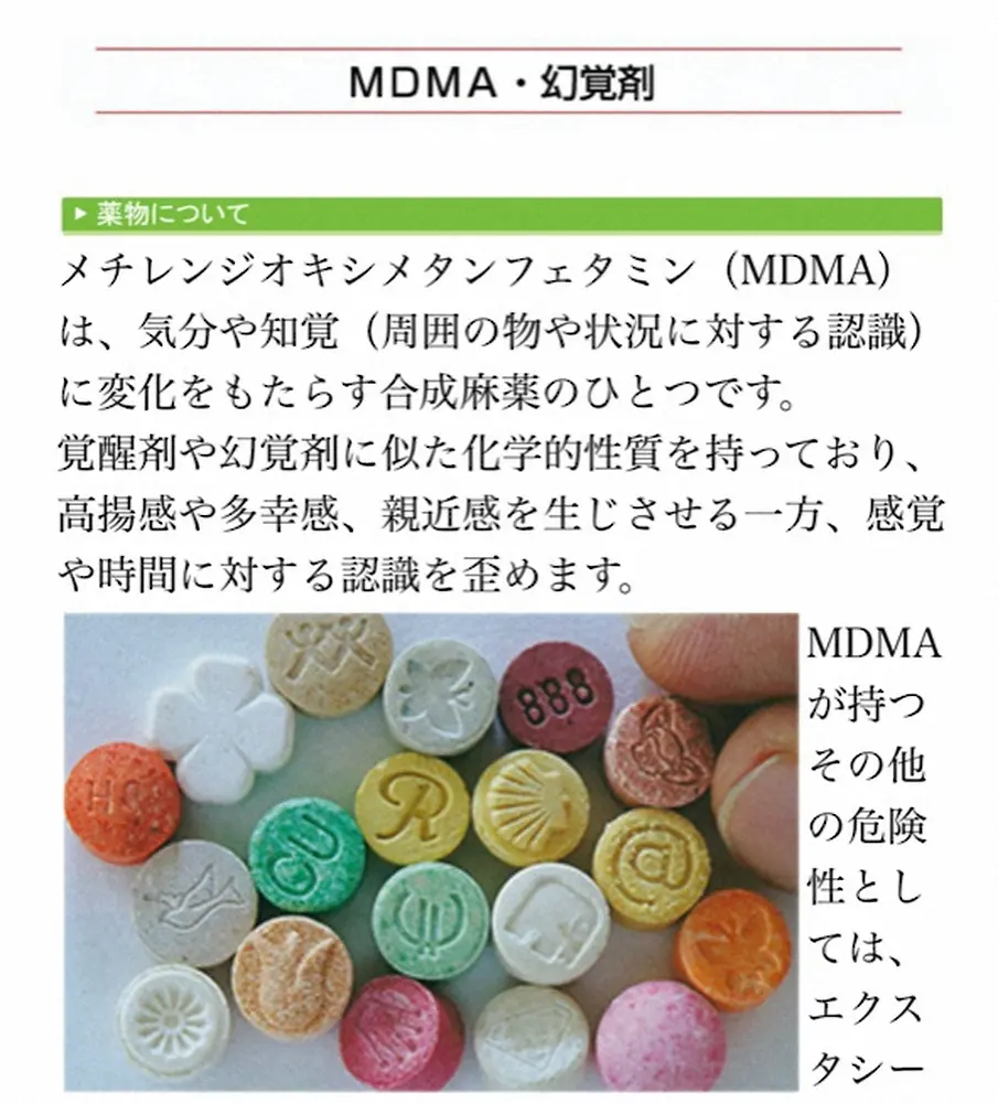 【画像・写真】道端ジェシカ容疑者所持・MDMAとは　ラムネのような見た目…多幸感や性的興奮、乱用で死に至ることも