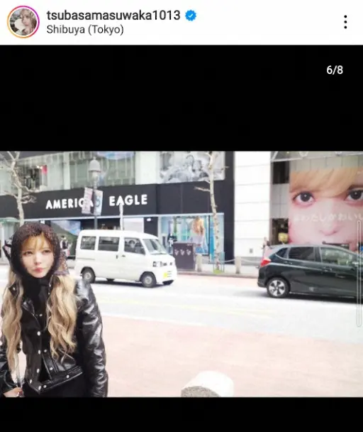 【画像・写真】益若つばさ　渋谷“巨大益若つばさ”＆本人ショット公開に「大っきい！！」「想像以上に大迫力！」