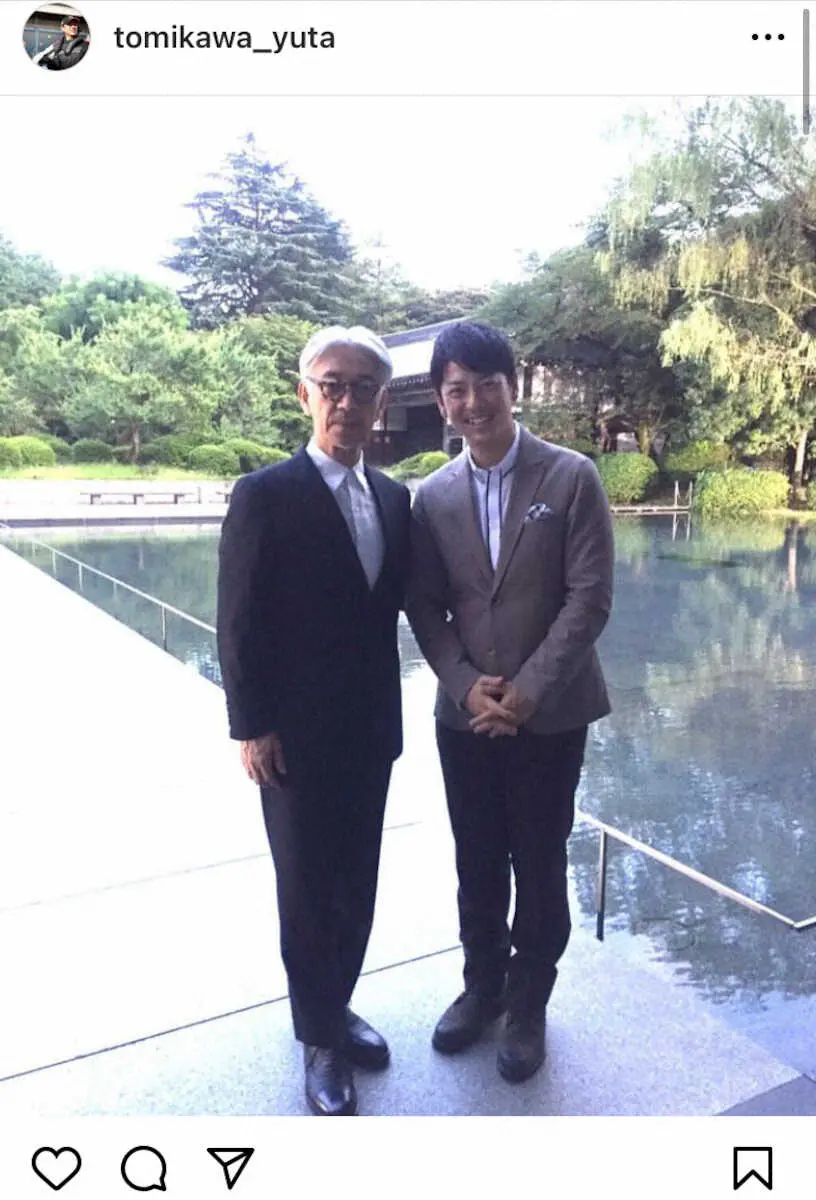 【画像・写真】元テレ朝・富川悠太氏「早すぎますよ。。。」　坂本龍一さんとの交流秘話SNSでつづり哀悼の意を表す