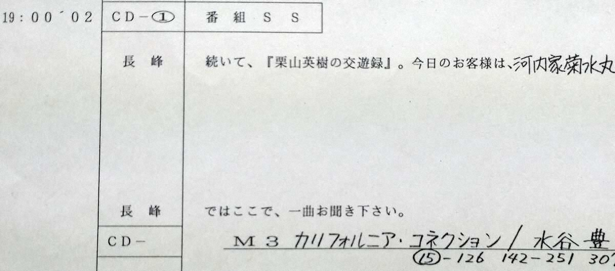 【画像・写真】河内家菊水丸　侍J栗山監督がメキシコ戦の前に聴いてた曲はきっと…　30年前に盛り上がった歌謡曲談議