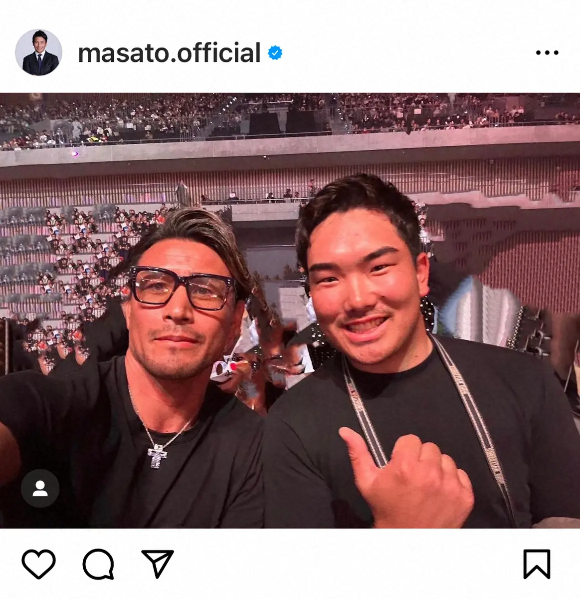 【画像・写真】魔裟斗公式インスタグラム（masato.official）から