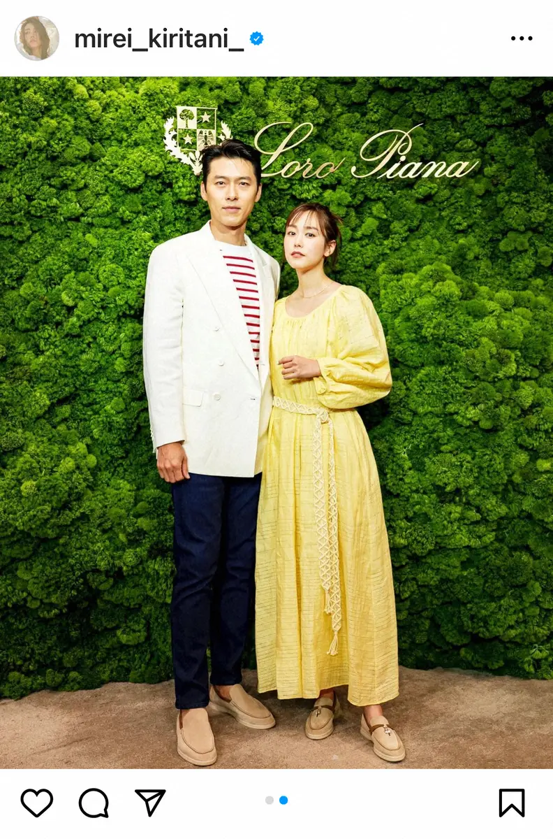 【画像・写真】桐谷美玲　大人気韓流スターとのツーショット披露に「やばっ」「美×美すぎる」「なんて透き通るお二人」