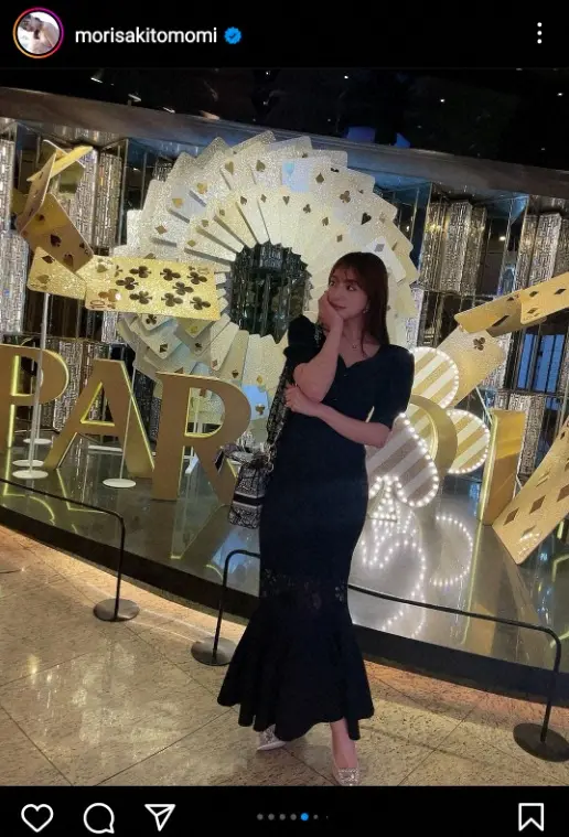 【画像・写真】森咲智美　“韓国の夜”タイトドレス姿公開に「エレガントでゴージャス」「ビューティフル」「素敵です」
