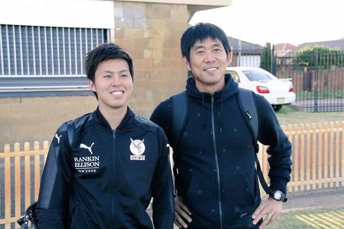 【画像・写真】森保一監督（右）と、YouTuberとして活動する次男の圭悟さん