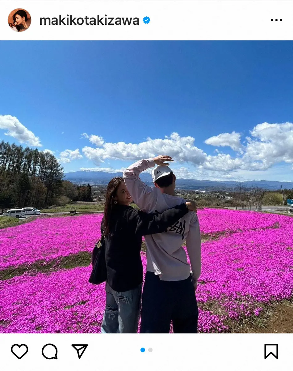 【画像・写真】滝沢眞規子「子育ても早20年」　今秋に娘2人も留学「とても寂しく」　留学中16歳長男とのショット披露