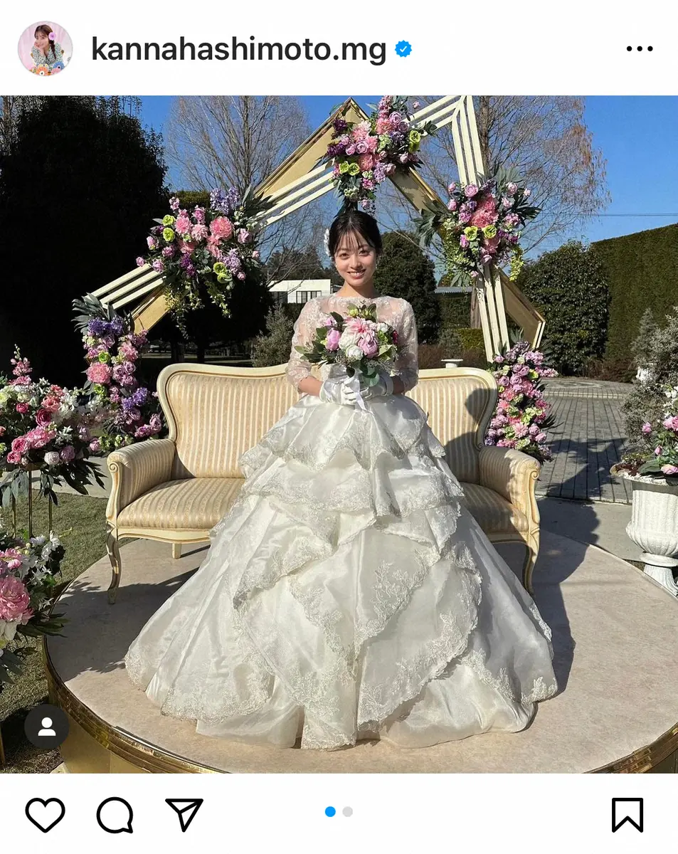 【画像・写真】橋本環奈　美しすぎる真っ白のウェディングドレス姿にファンうっとり「天使超えちゃってる」「本当に綺麗」