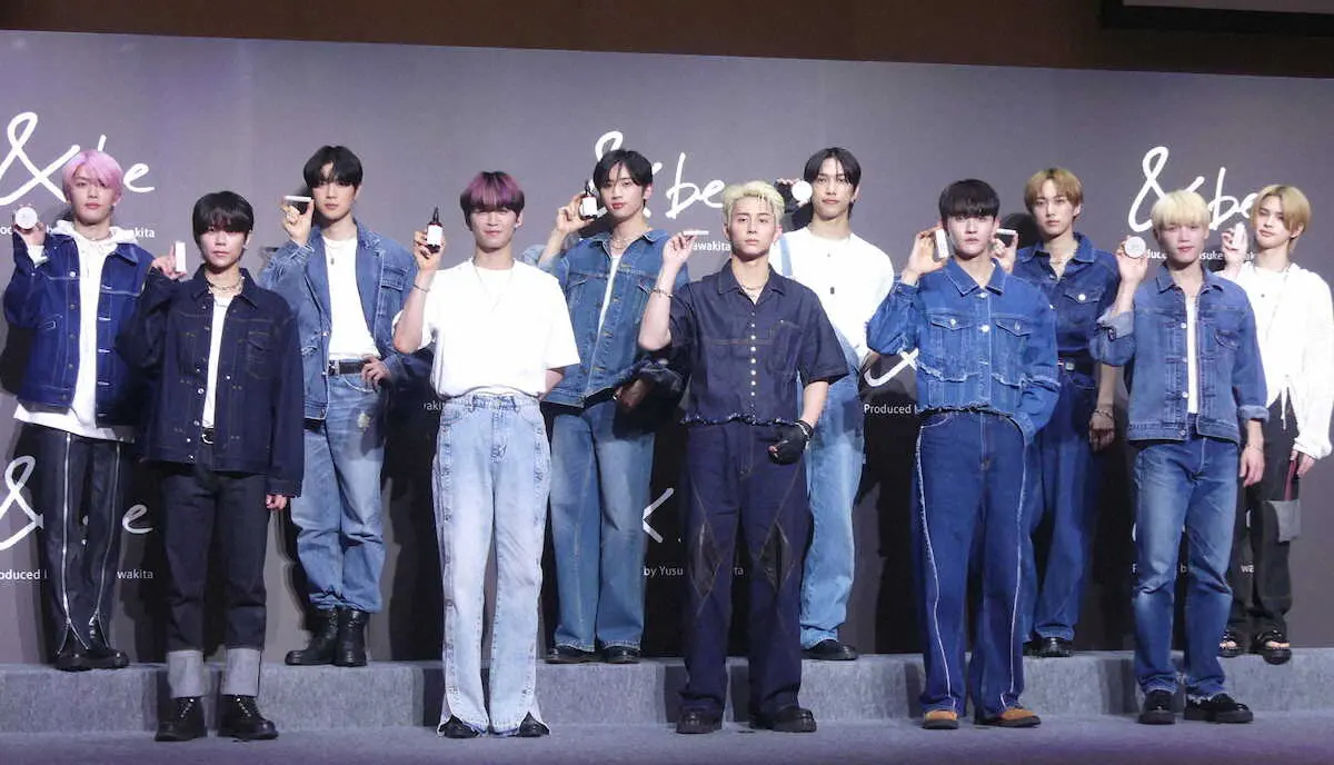 【画像・写真】INI　料理好きなメンバーは？「スーパーにはマイバッグ、ポイントも貯めます」　「＆be」新CM発表会