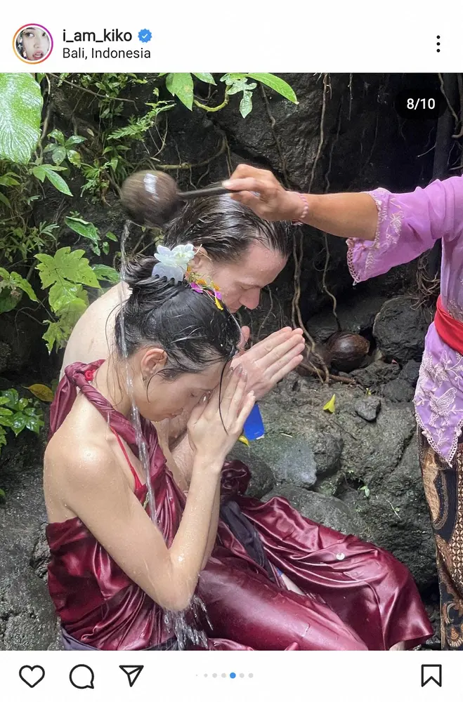 【画像・写真】水原希子　噂の米ピアニストとバリ島でのラブラブショット披露に「最高に可愛くて綺麗」の声