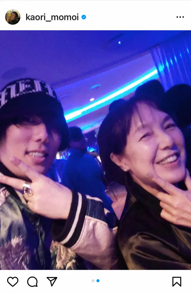 【画像・写真】桃井かおり　10年前から交流「言葉のカリスマ」人気アーティストとのLAでの再会に「最高の組み合わせ」