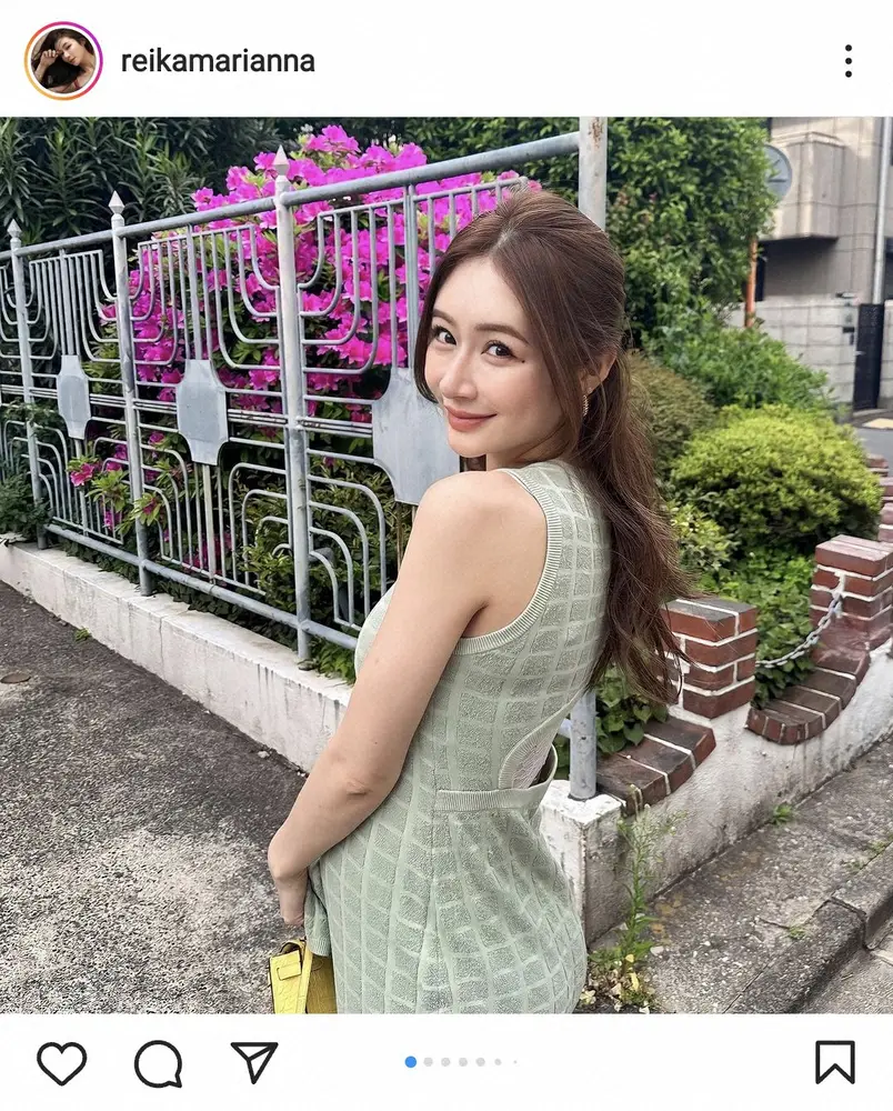 【画像・写真】黒木啓司さん妻・宮崎麗果さん　マタニティーショット披露に「可愛くてstyleの良い妊婦さん」の声