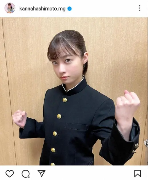 【画像・写真】橋本環奈　制服姿公開に「地上に舞い降りた天使」「余裕で学生で見える」「バブみ！尊い！環奈！」
