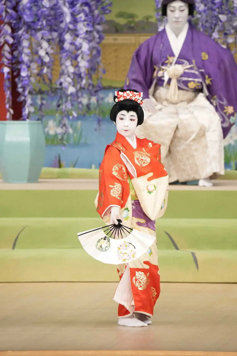 「團菊祭五月大歌舞伎」で初舞台を踏んだ尾上眞秀（C）松竹
