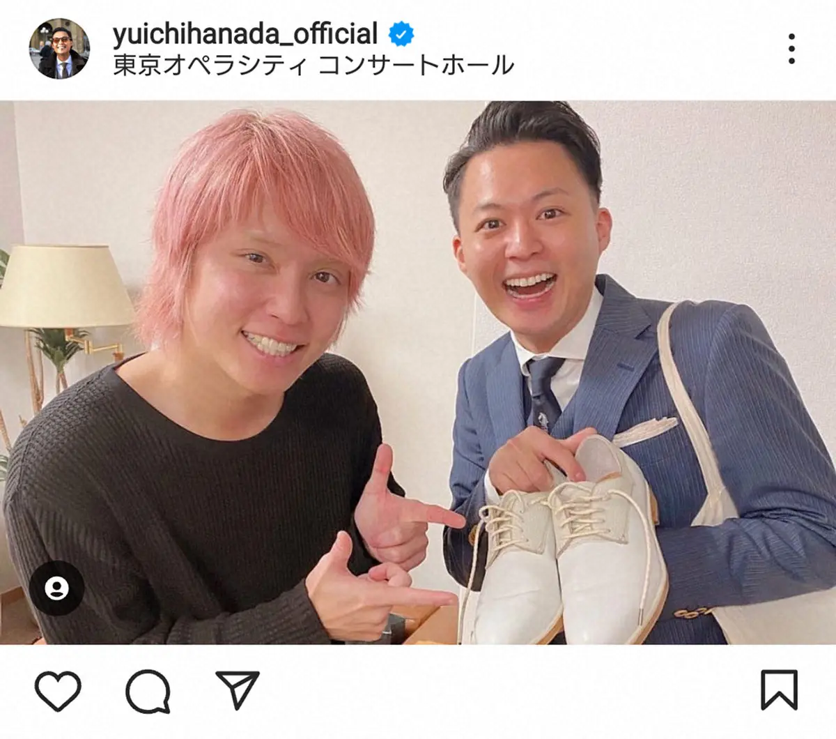 【画像・写真】花田優一　仲の良い手越祐也のコンサートのために靴を作ったと報告　手越も「素敵な靴」と感謝