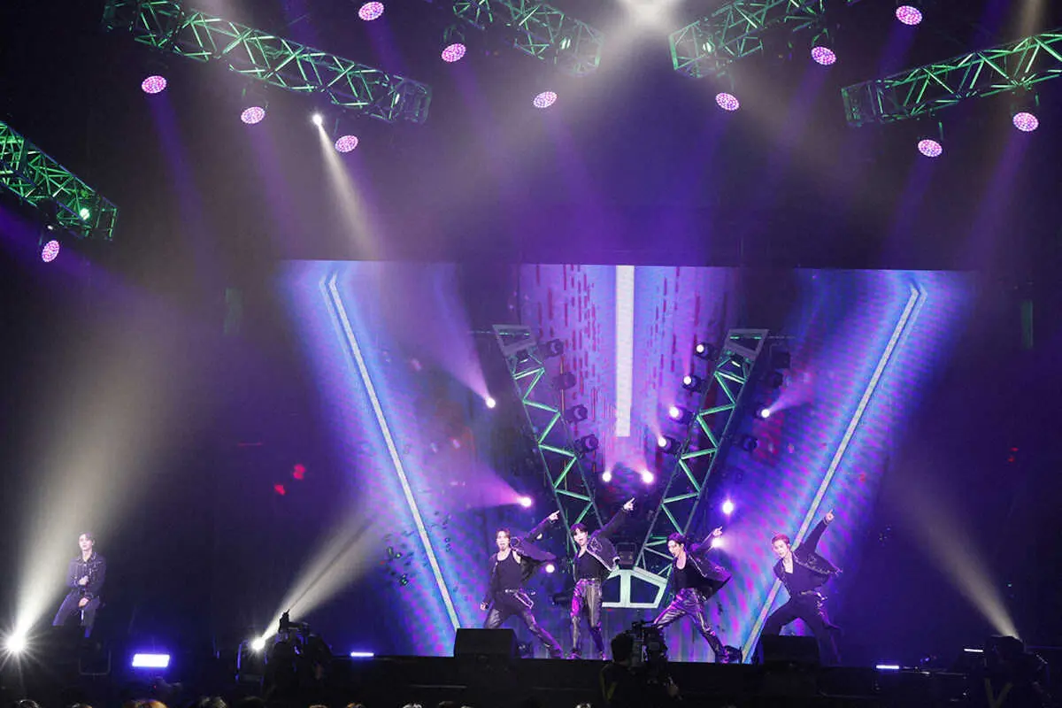 【画像・写真】日本での初単独イベントを行った「WayV」　（左から）クン、ヘンドリー、シャオジュン、テン、ヤンヤン　（C）KAORU　SATO