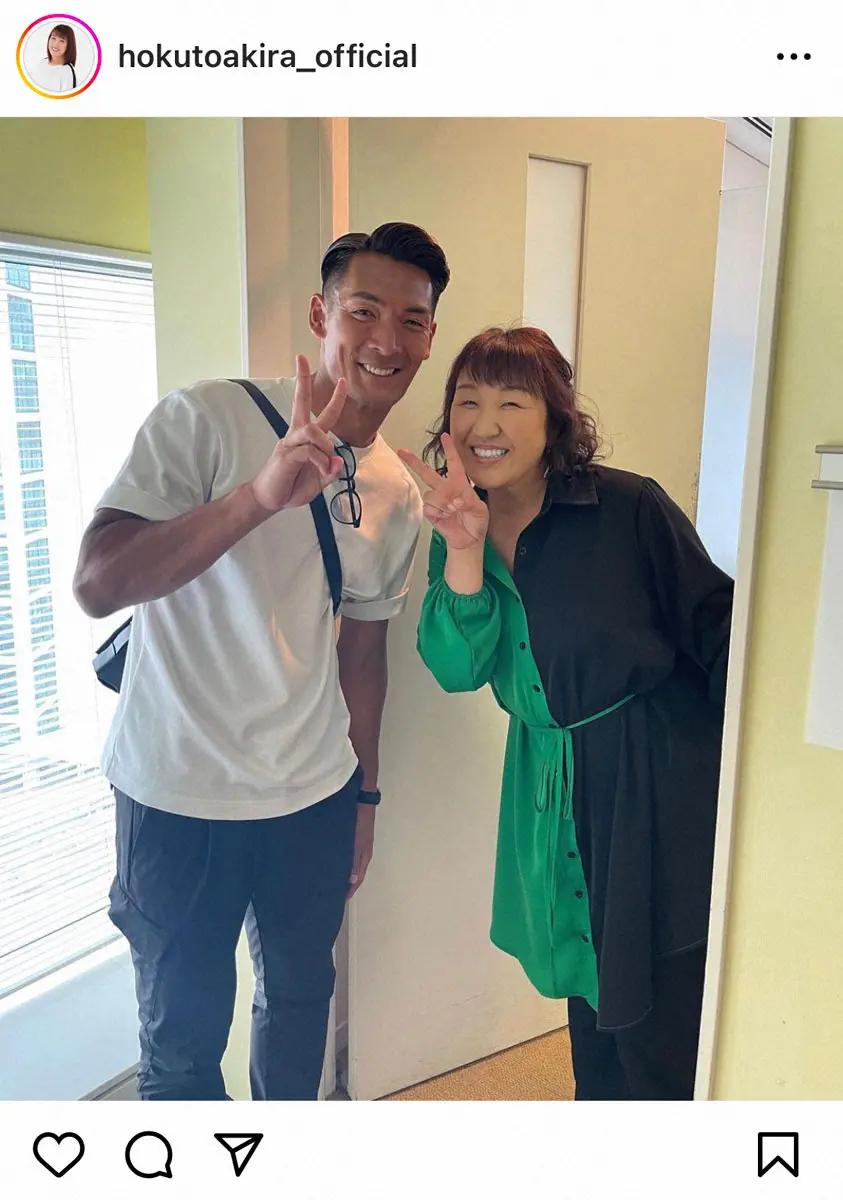 【画像・写真】北斗晶　意外?な人物と「実はお友達」　生放送終わりに「楽屋に遊びにきてくれました」