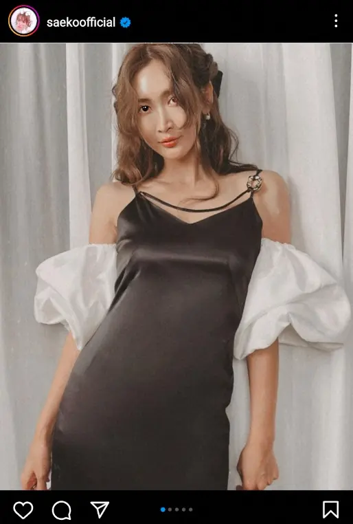 【画像・写真】紗栄子　ボディーライン“くっきり”ドレス姿披露に「同い年とは思えない」「ホントに2児のママ？！」