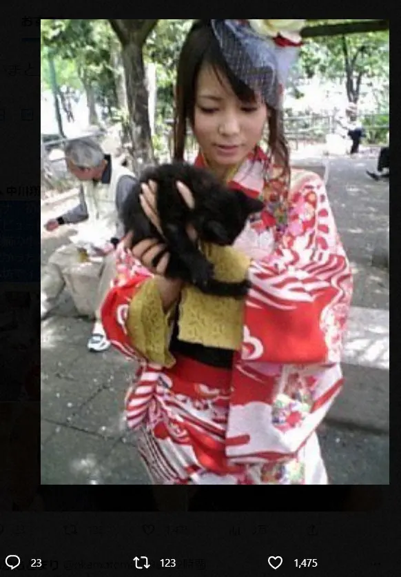 【画像・写真】中川翔子、デビュー時に運命の出会いを果たした愛猫が死去　18年前の2ショットで追悼「だいすきだよ」