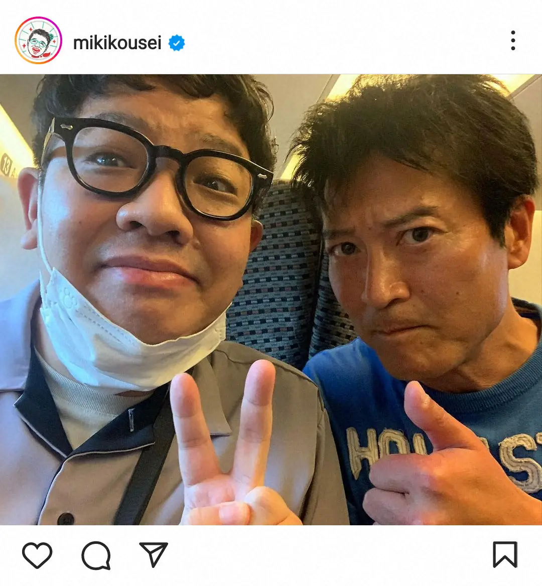 【画像・写真】ミキ昴生「とんでもなくええ人」　あの大物俳優とまさかの遭遇にファンも驚く「そんな偶然あるの？」