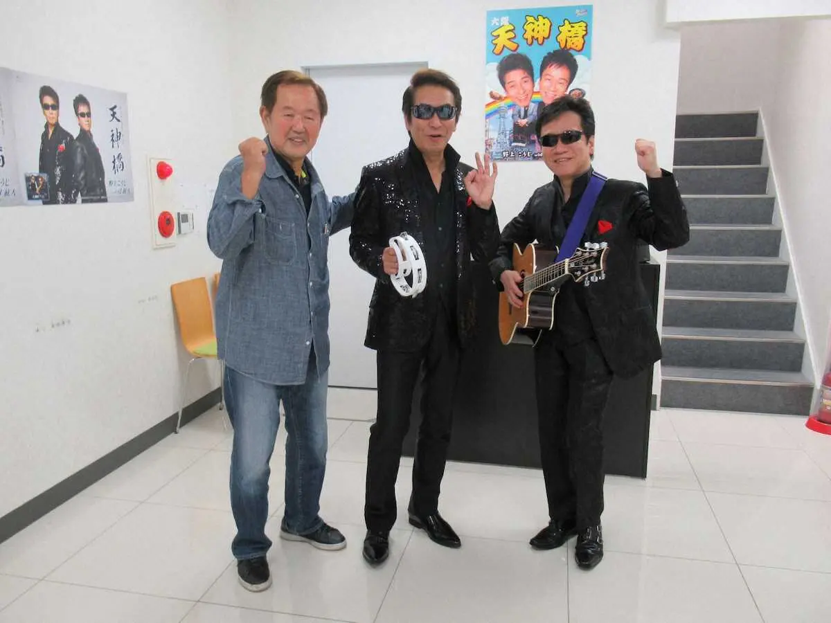 【画像・写真】野上こうじ、司紘人が「天神橋」PR　野上「気を使わなくて楽しく歌えます」