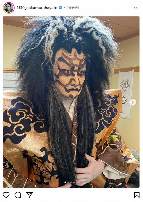 【画像・写真】中村隼人　猿之助代役で主演、千秋楽一夜明けSNS更新　「これからも稽古を重ねていきます」