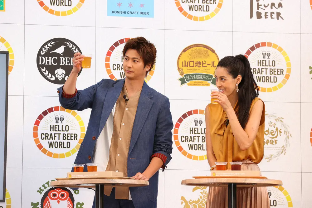 【画像・写真】速水もこみち　クラフトビールイベントに登場　さすが料理男子のコメント、担当者うなる「上級者ですね」
