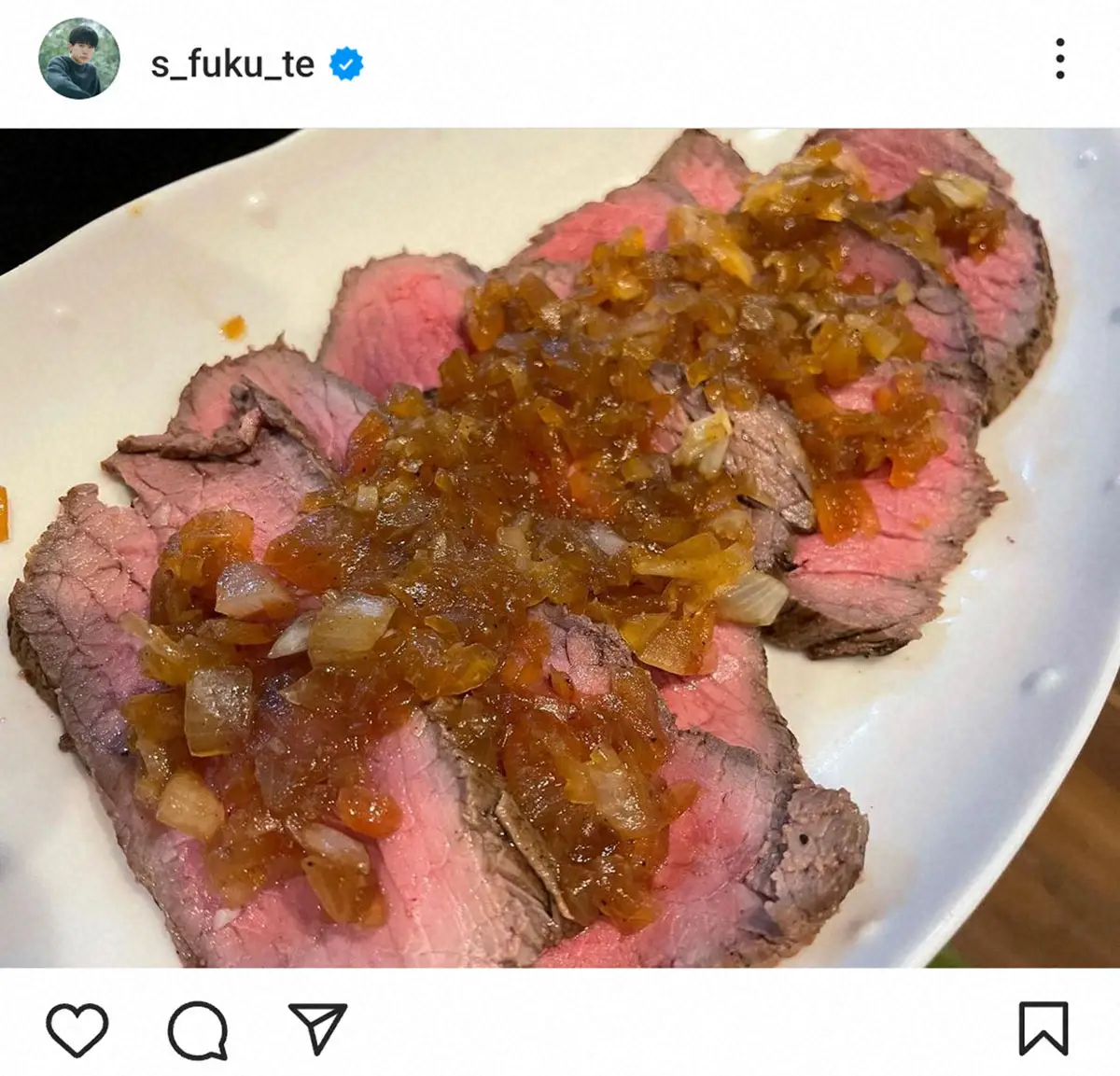 【画像・写真】鈴木福　ローストビーフを作ったと報告「友達が、うまいって言って食べてくれました」