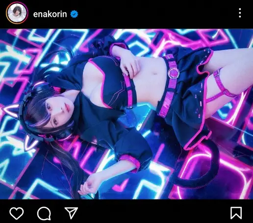 【画像・写真】えなこ　“ゲーミングえなこ”変身姿公開に「カッチョイイ」「コレぞ！えなこ」「強そうだ！」