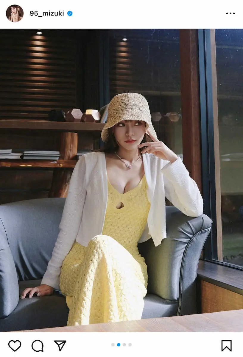 【画像・写真】リン・シャンの公式インスタグラムから（＠95＿mizuki）