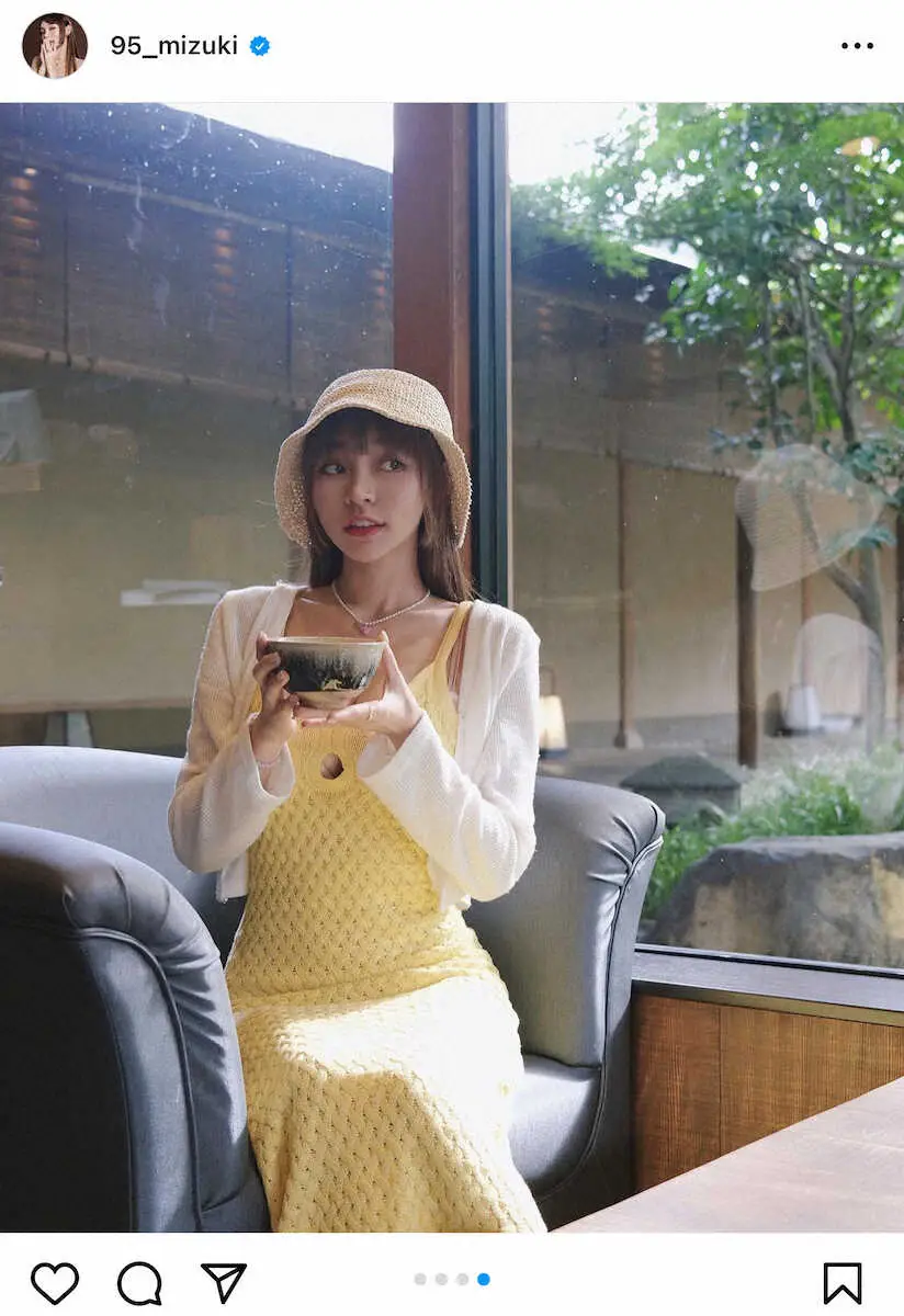 【画像・写真】リン・シャンの公式インスタグラムから（＠95＿mizuki）